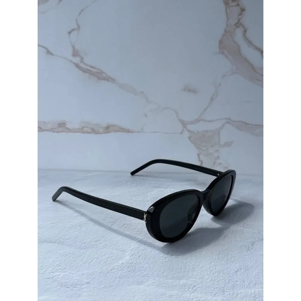 NEW Saint Laurent SL M154 Cat Eye Sunglasses in Black